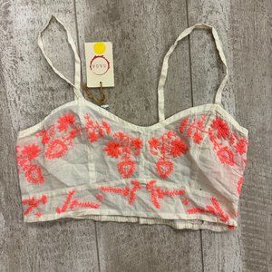 NWT RAGA - Size Small Tank Top   / Festival Wear / Y2k  / Embroidered / Boho /